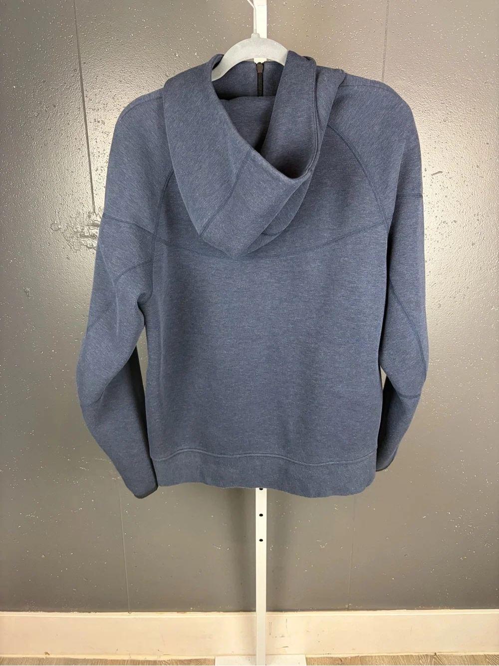 Nike Heather Navy Full-Zip Hoodie